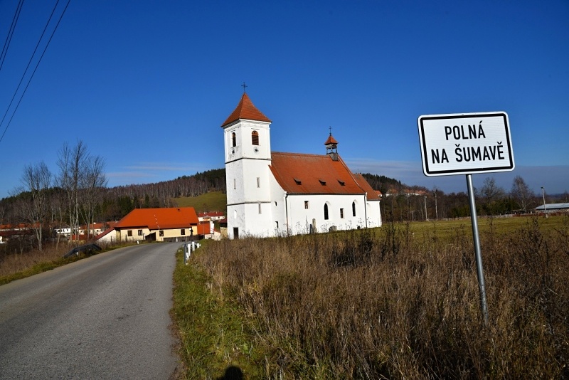 Polná na Šumavě, kostel sv. Martina